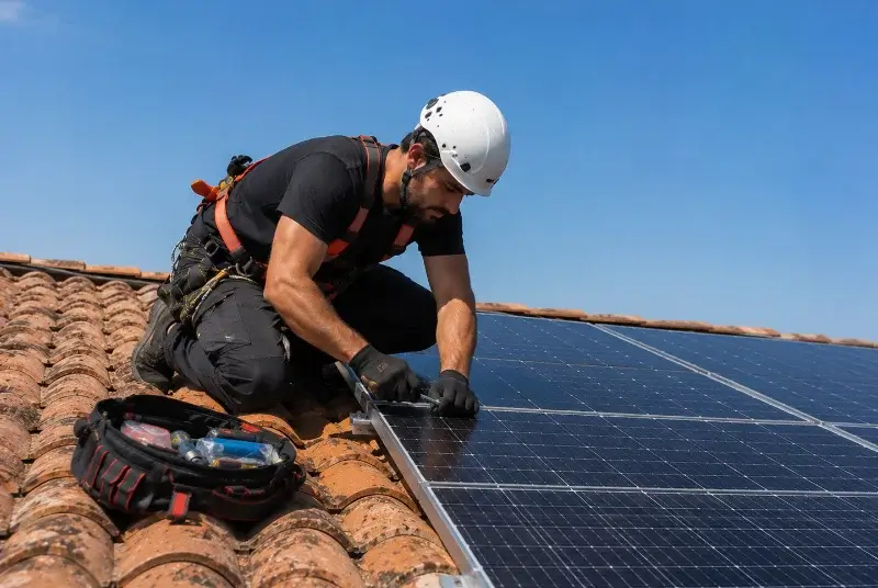 Maintenance et monitoring de panneaux solaires à Nîmes
