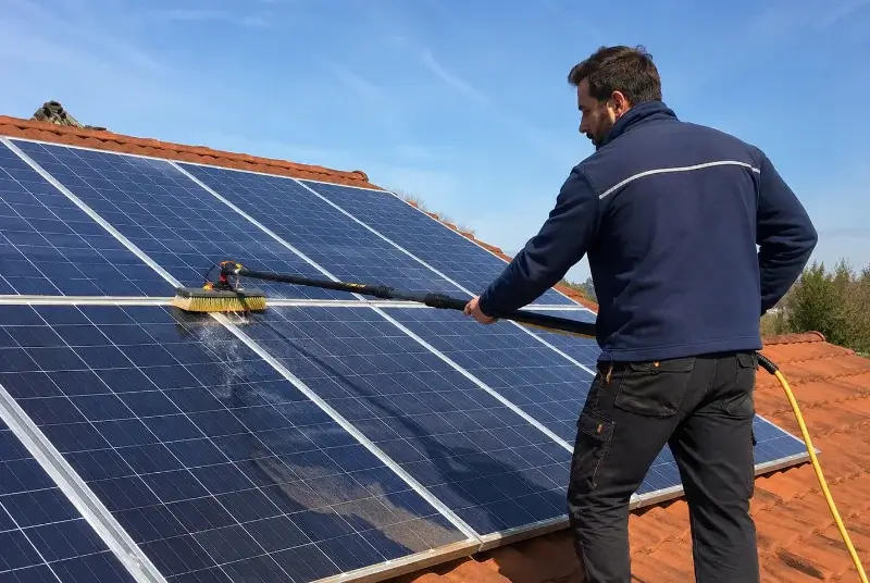 Nettoyage et entretien de panneaux solaires à Nîmes